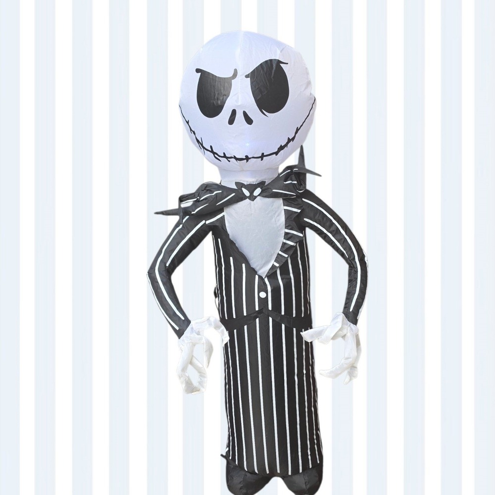 Disney Nightmare Before Christmas Jack Skellington 3.5ft Airblown Inflatable LED